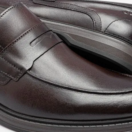 Sapato Social Noah de Couro Marrom